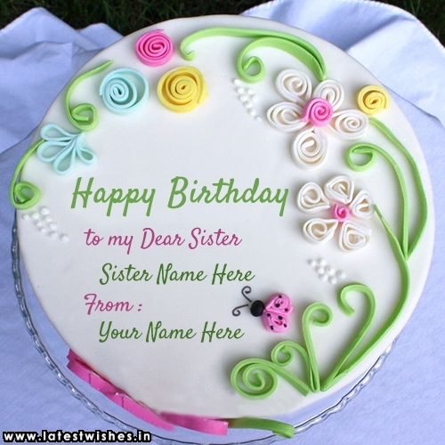 Happy Birthday Cakes For Elder Sister