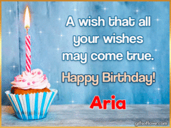 Happy Birthday Aria